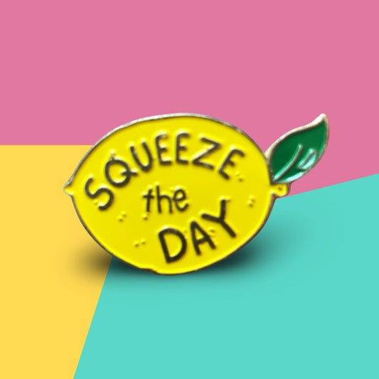 Lemon Enamel Pin - Squeeze the Day