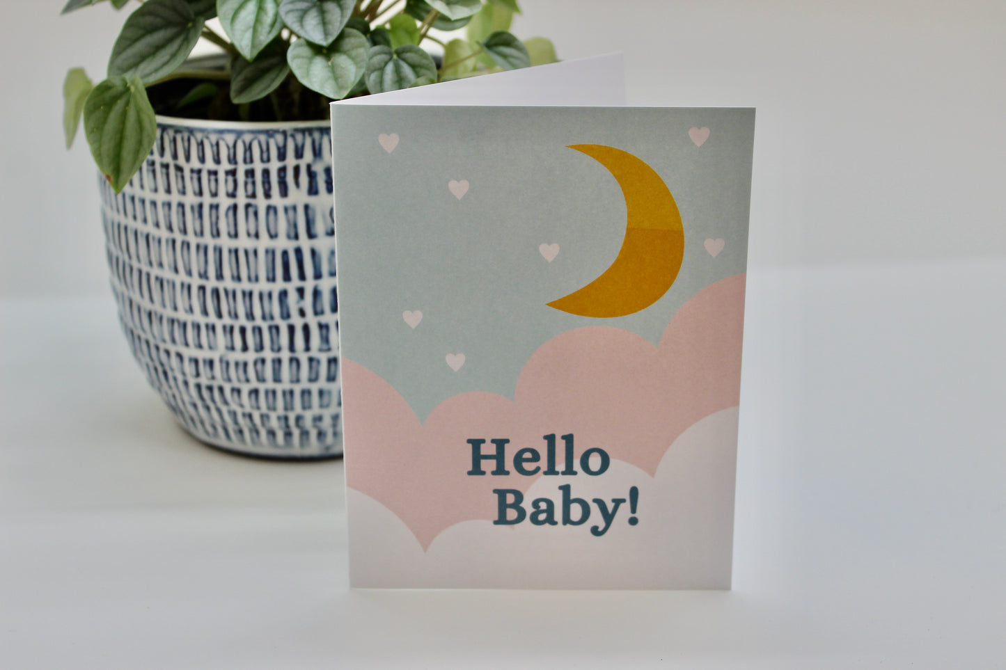 Hello Baby Newborn Shower Card