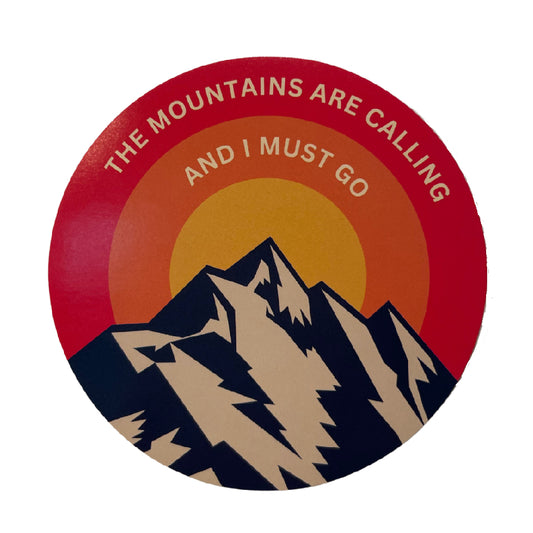 Mountain Vinyl Sticker