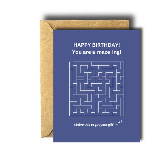 A-Maze-ing Birthday Card