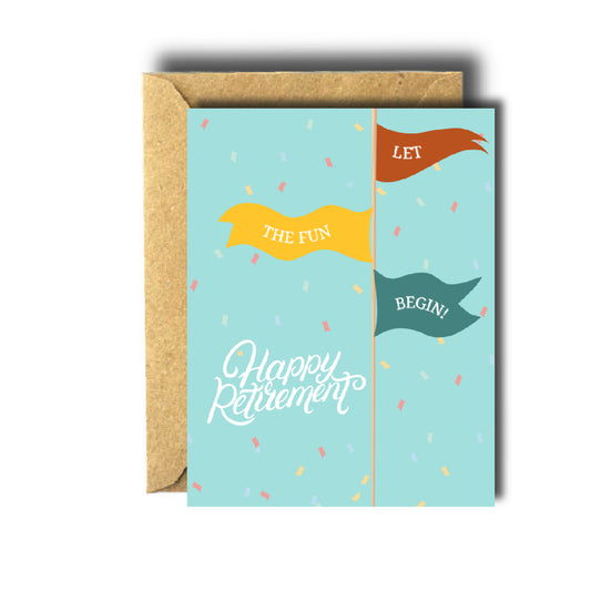 Happy Retirement Banners Card