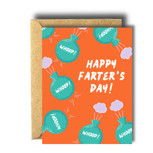 Happy Farters Fathers Day Card