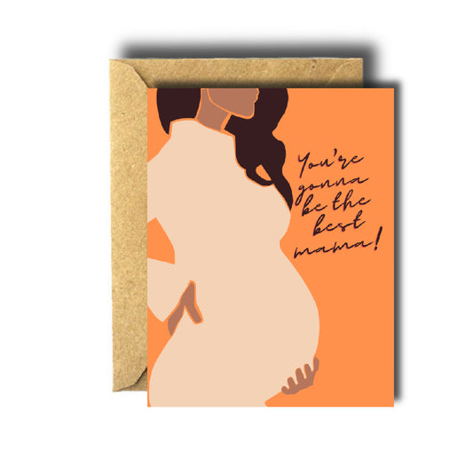 Best Mama New Baby Card