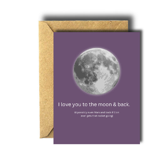 Love to Moon Card