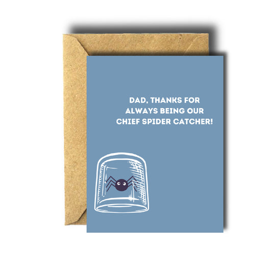 Spider Catcher Father’s Day Card