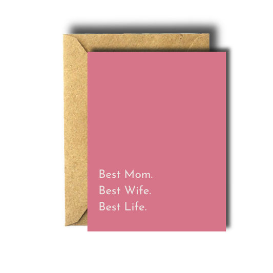 Bee Unique Best Mom Card