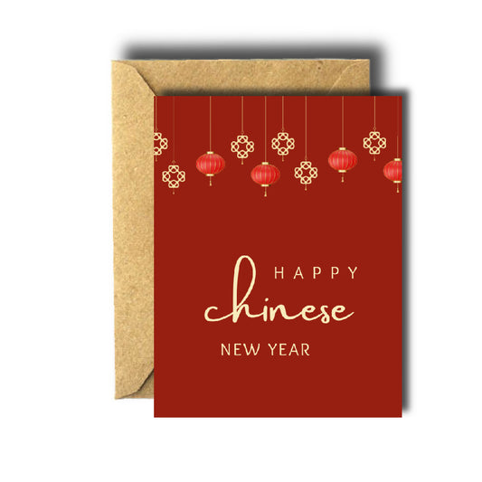 Chinese New Year Lamps Card